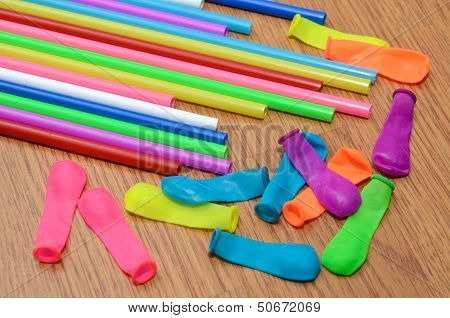 Balloon And Sticks