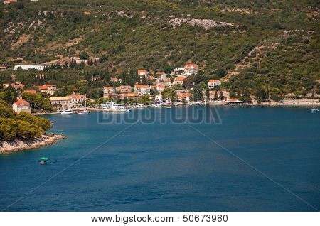 Town of Zaton in Croatia