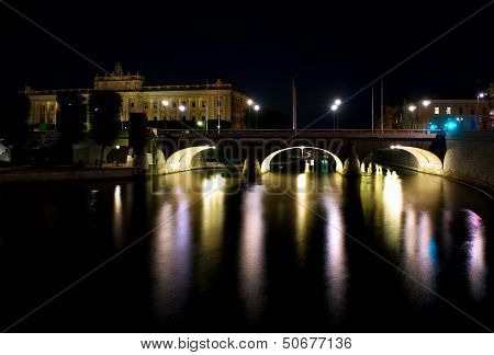 Stockholm Bridge With Arches