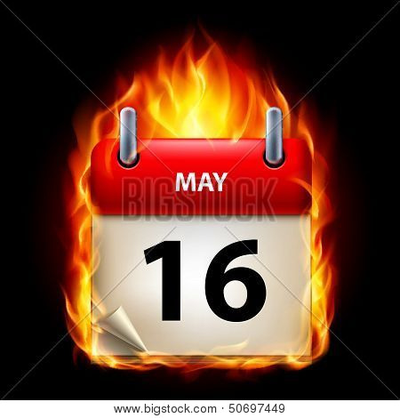 Burning calendar