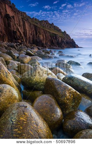 Beautiful Cove At Dusk