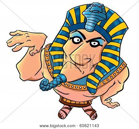 Funny Cartoon Egyptian Pharaoh
