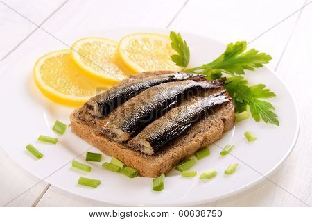 Sprats Sandwiches