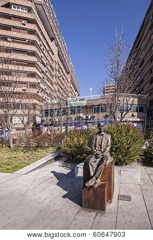 Statue To Manuel De Falla In Bronze