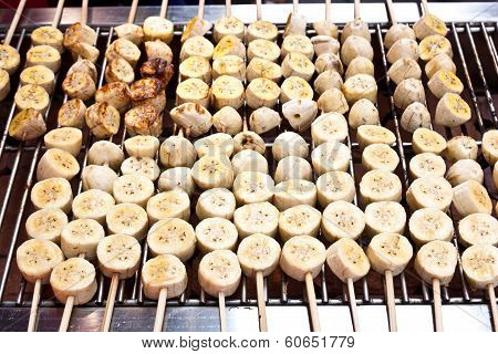 Grilled Bananas Thai Dessert