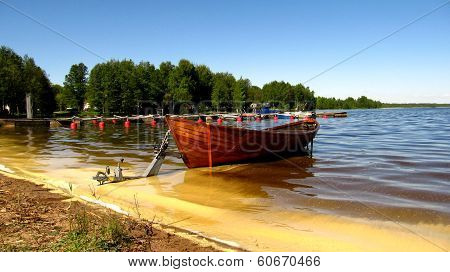 A boat in Pieksänjärvi