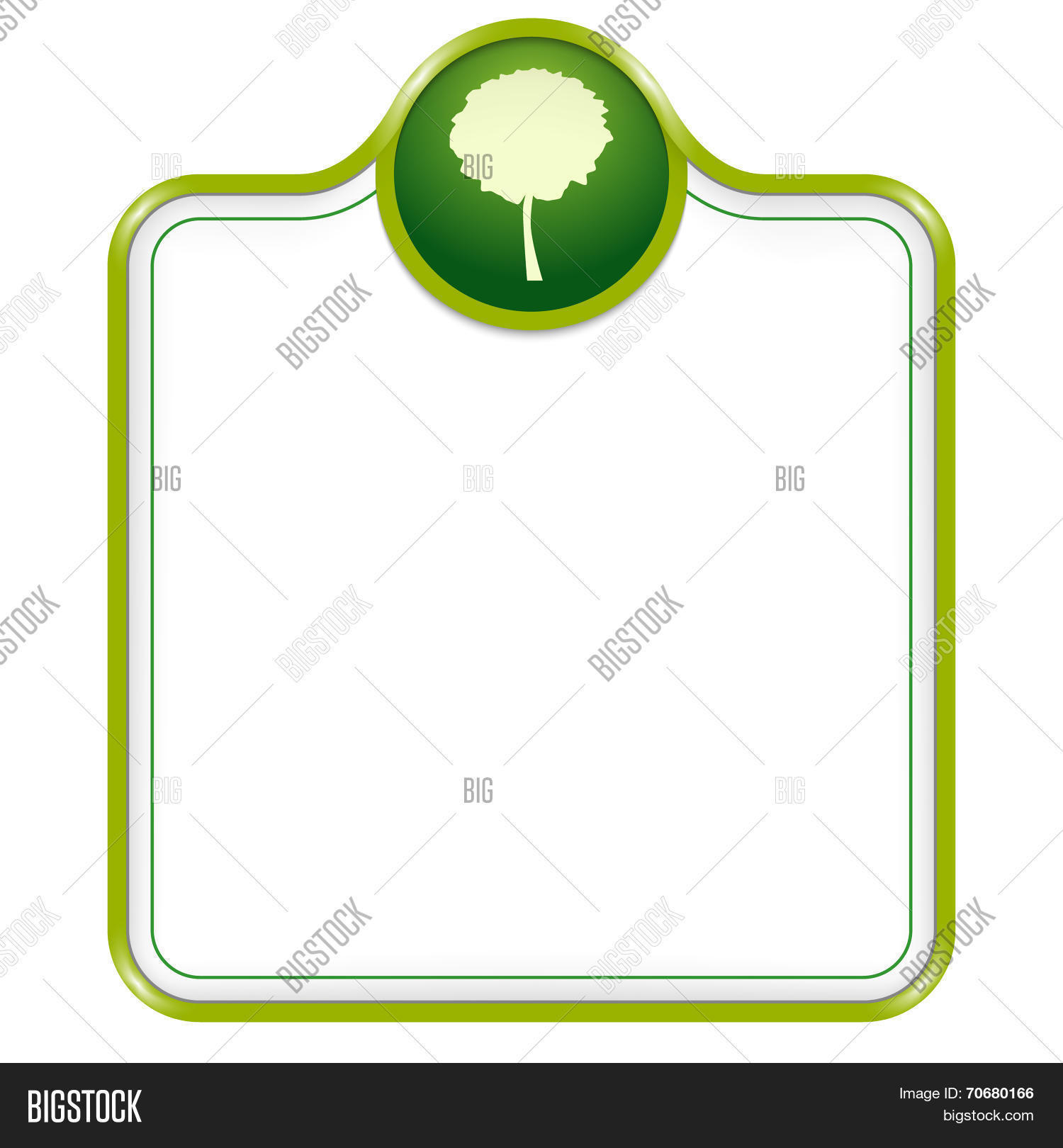 Tree Root Text Box Vector Box Text Tree Vector & Photo (Free Trial) | Bigstock