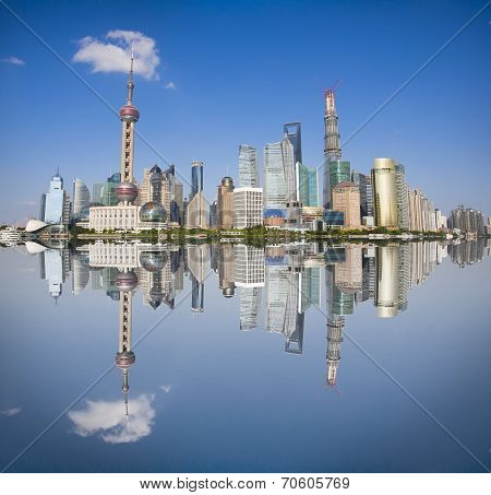 Shanghai Bund Skyline