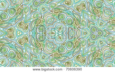 Vector seamless kaleidoscope pattern