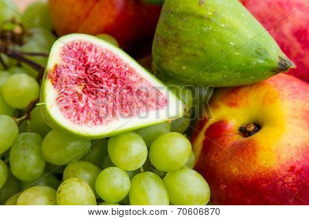 Fruit bowl with  fruits