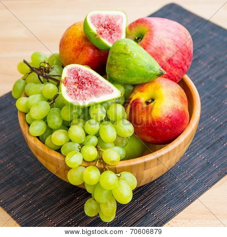 Fruit bowl with  fruits