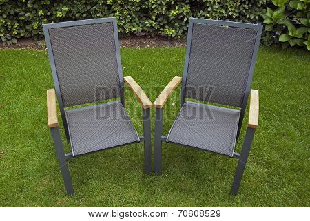 Chairs in the garden