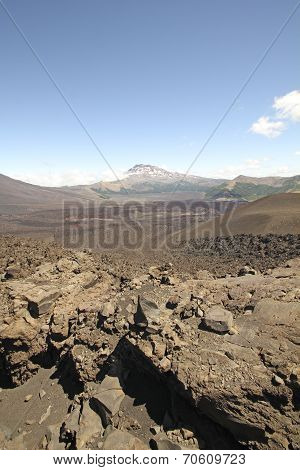 Volcanic Landscape In Southern Chile