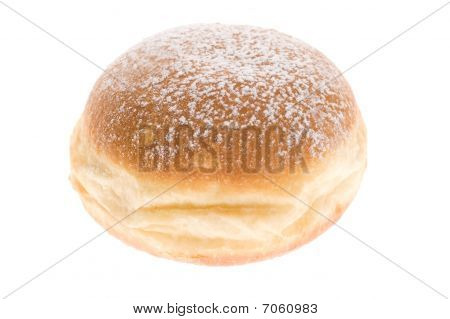 Ciambella su sfondo bianco