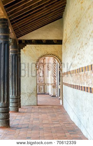 San Javier Church Corridor