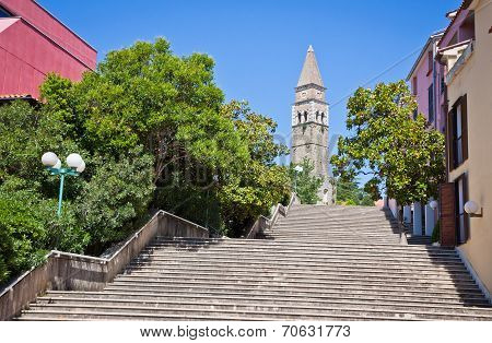 Ancient Monastery San Barnardin, Portoroz, Slovenia