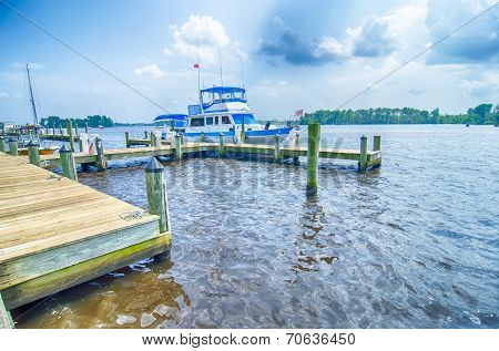 Waterfront Scenes In Washington North Carolina