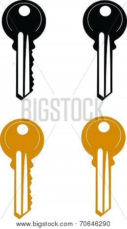 Vector Door Key