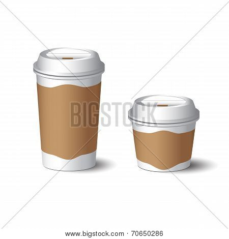 Paper Coffee Cup Vector