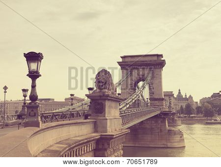 Secheni Bridge in Budapest
