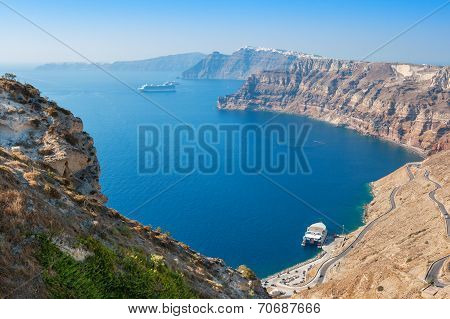 Caldera. Santorini Island. Greece