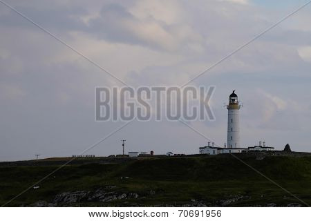 Lighthouse on hill