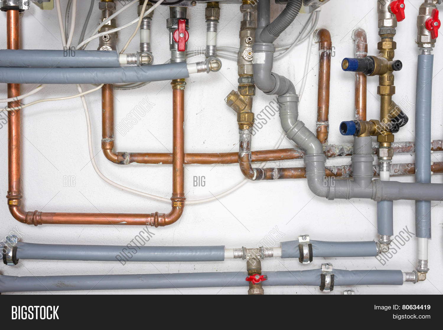 Pipes Heating System Image & Photo (Free Trial) Bigstock