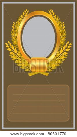 Plate With Vignette
