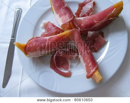 A starter in an Croatian restaurant