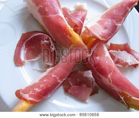 A starter in a Croatian restaurant