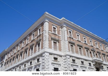 Historiska palats. Bari. Apulien.