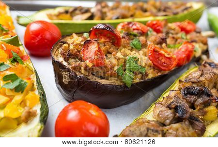 Baked Stuffed Vegetables