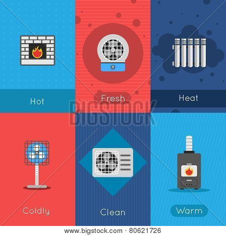 Heating And Cooling Poster