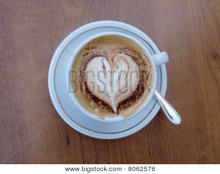 Kaffee mit Herz