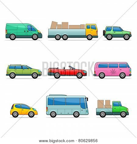 Vector car icons