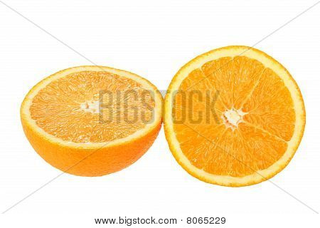 Dva průřez oranžová