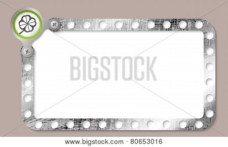 text frame and cloverleaf