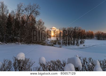 Pavlovsky Palace In Winter