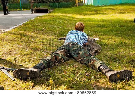 Young man took aim with air gun