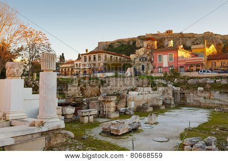 Hadrian's Library, Athens.