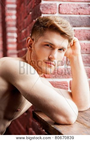 Confident And Handsome.