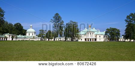 Russia. Petersburg. Oranienbaum (Lomonosov). lower park. Big Menshikovsky palace.