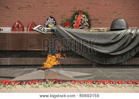 Moscow, Tomb of the Unknown Soldier in Alexander Garden
