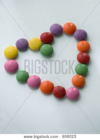 5D0864 Smartie Heart