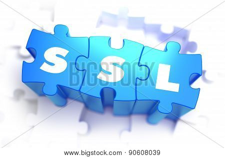 SSL - Text on Blue Puzzles.