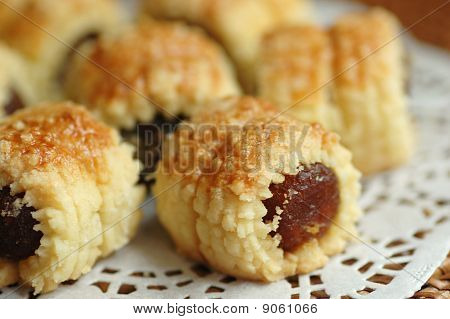 Tortas de abacaxi fresco