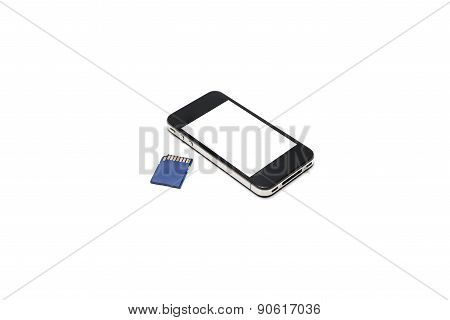Smart Phone And Sd Card