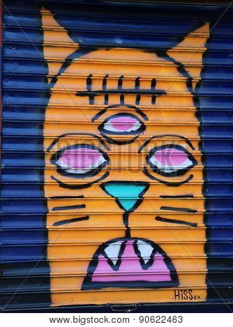 Mural art at JMZ Walls in Brooklyn