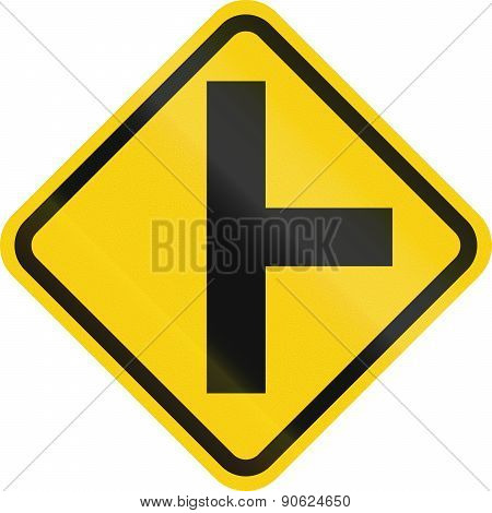 Intersection Ahead In Colombia