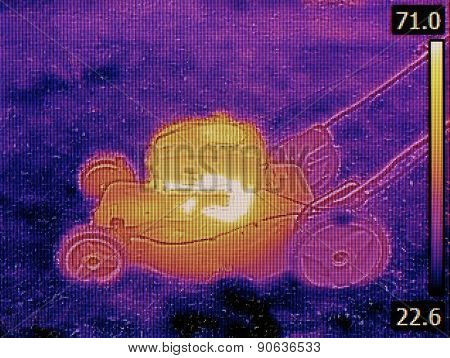 Thermal Image of LawnMower Failure Detection